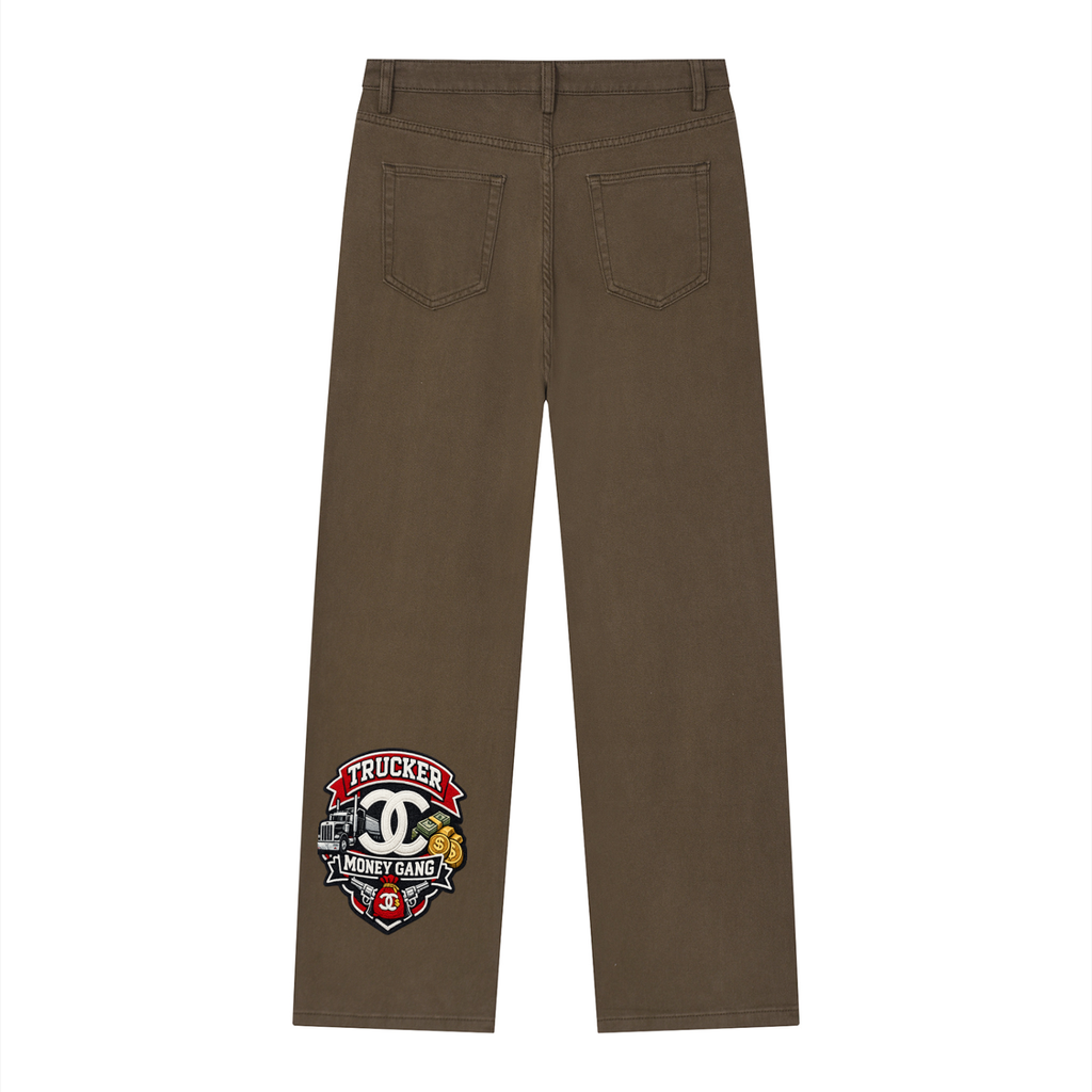 Men’s Vintage Wash Straight Leg Jeans