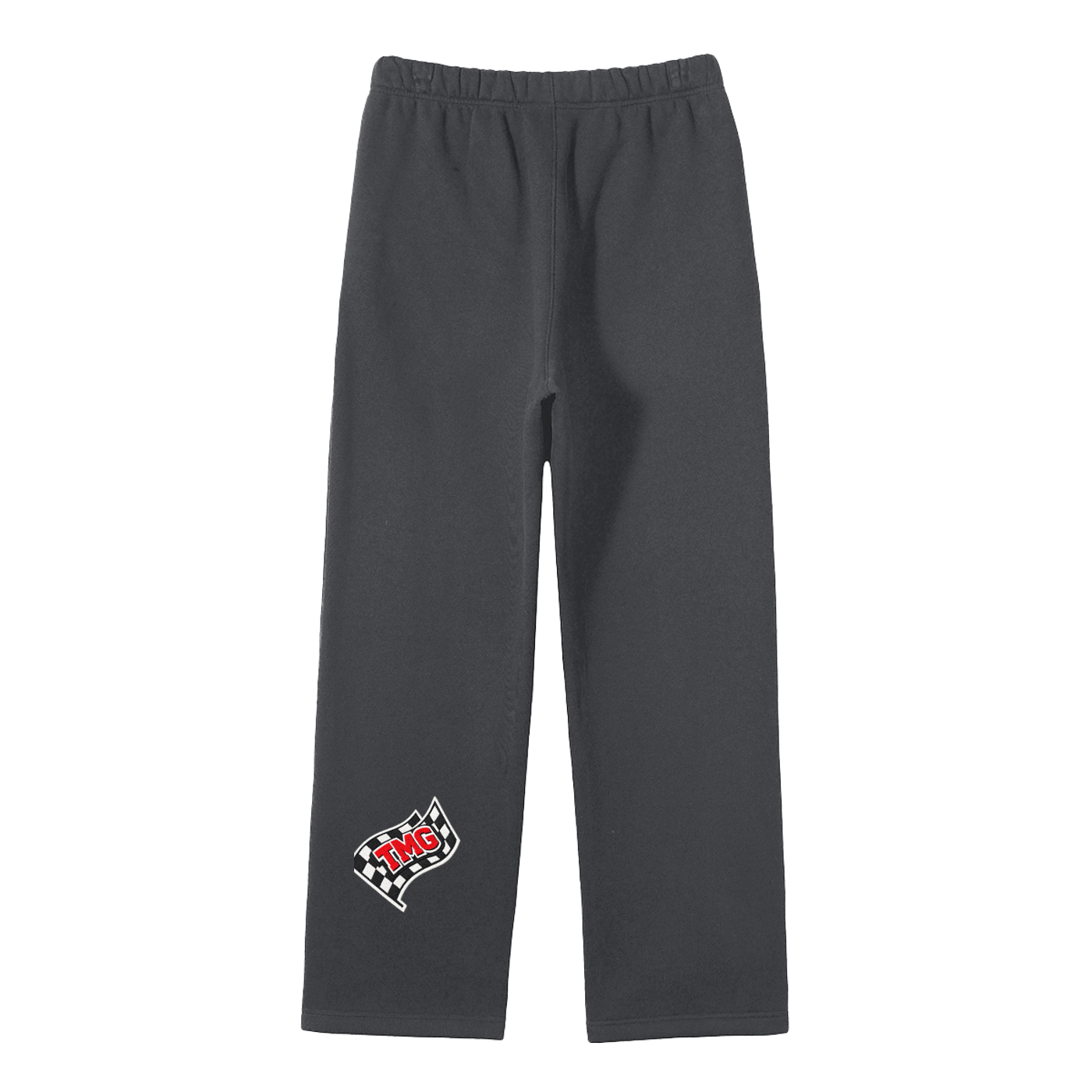 Unisex Solid Color Fleece Straight Leg Pants