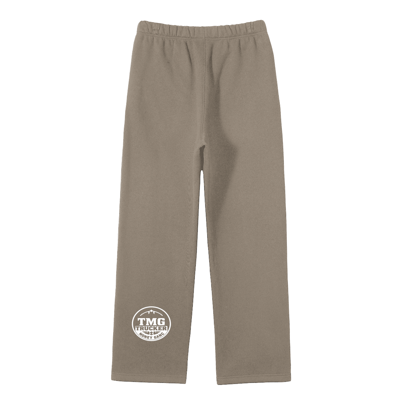 Unisex Solid Color Fleece Straight Leg Pants