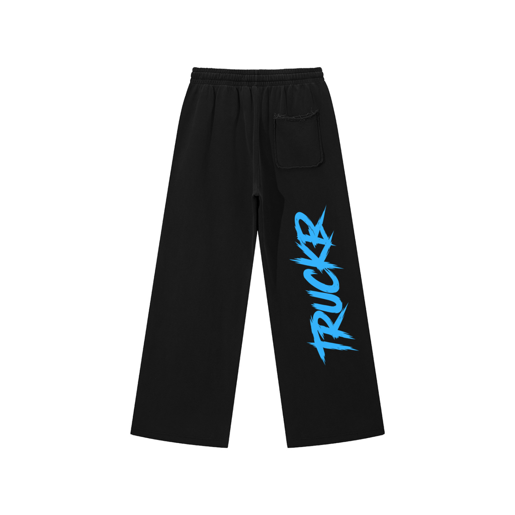 Snow Washed Raw Edge Sweatpants