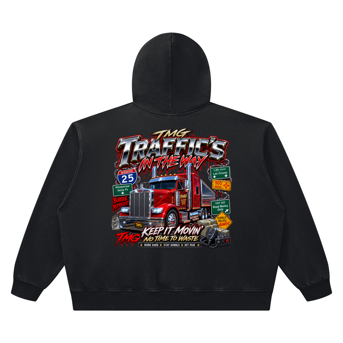 Unisex Heavyweight Vintage Wash Boxy Hoodie