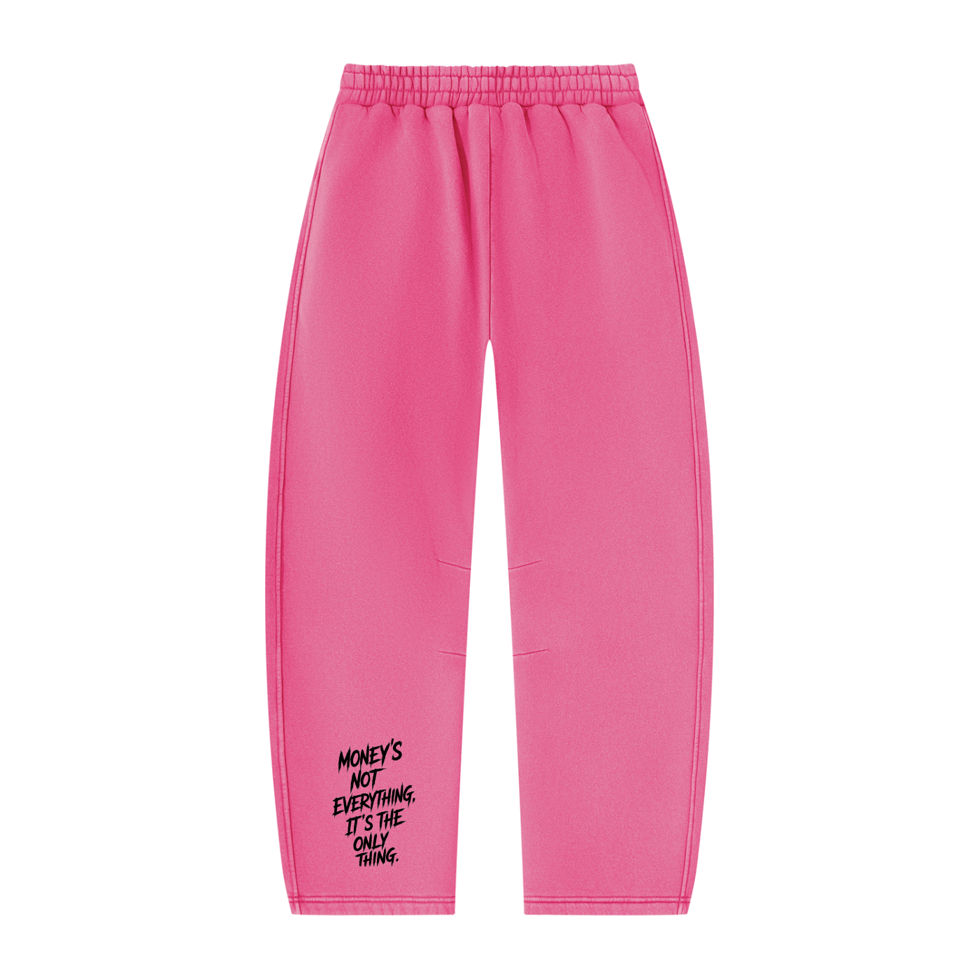 Unisex Vintage Wash Barrel Leg Fleece Sweatpants