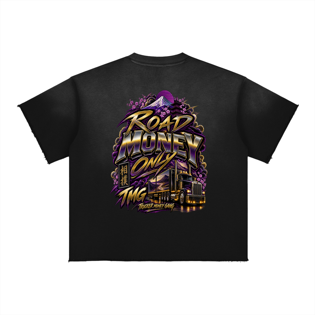 Sun Fade Raw Edge T-Shirt