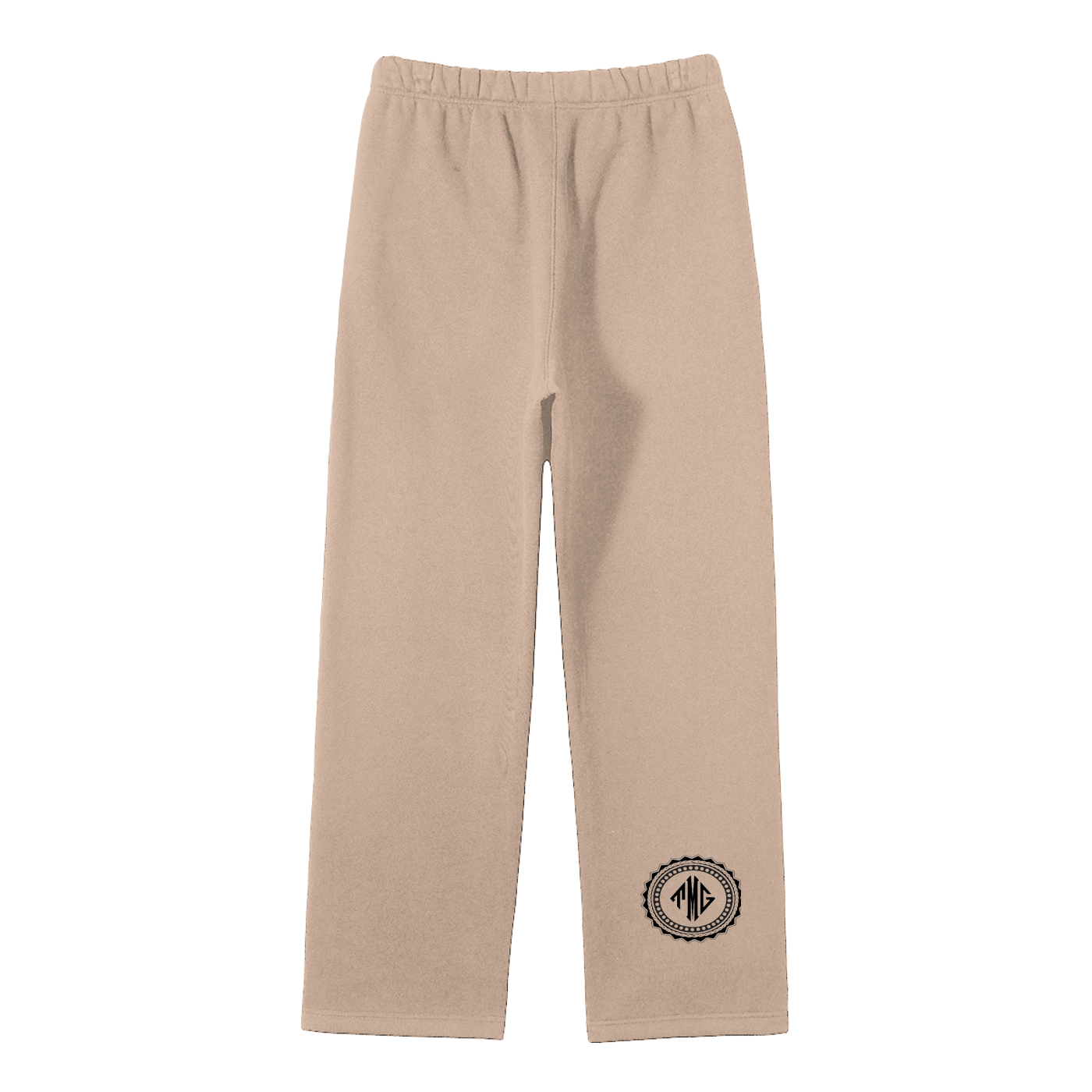 Unisex Solid Color Fleece Straight Leg Pants