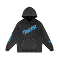 Snow Washed Loose Cotton Hoodie