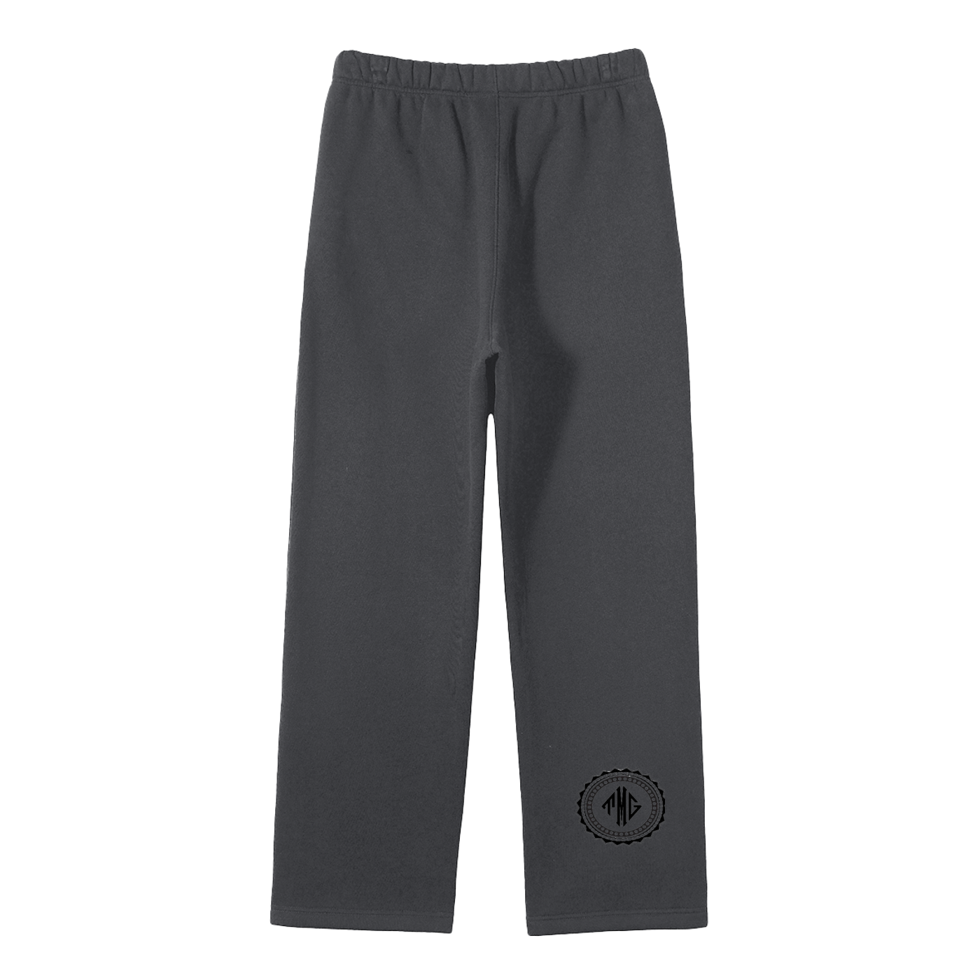 Unisex Solid Color Fleece Straight Leg Pants