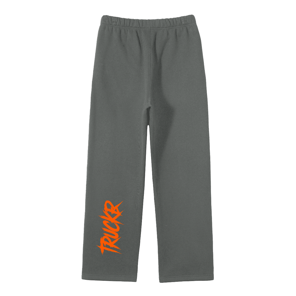Unisex Solid Color Fleece Straight Leg Pants