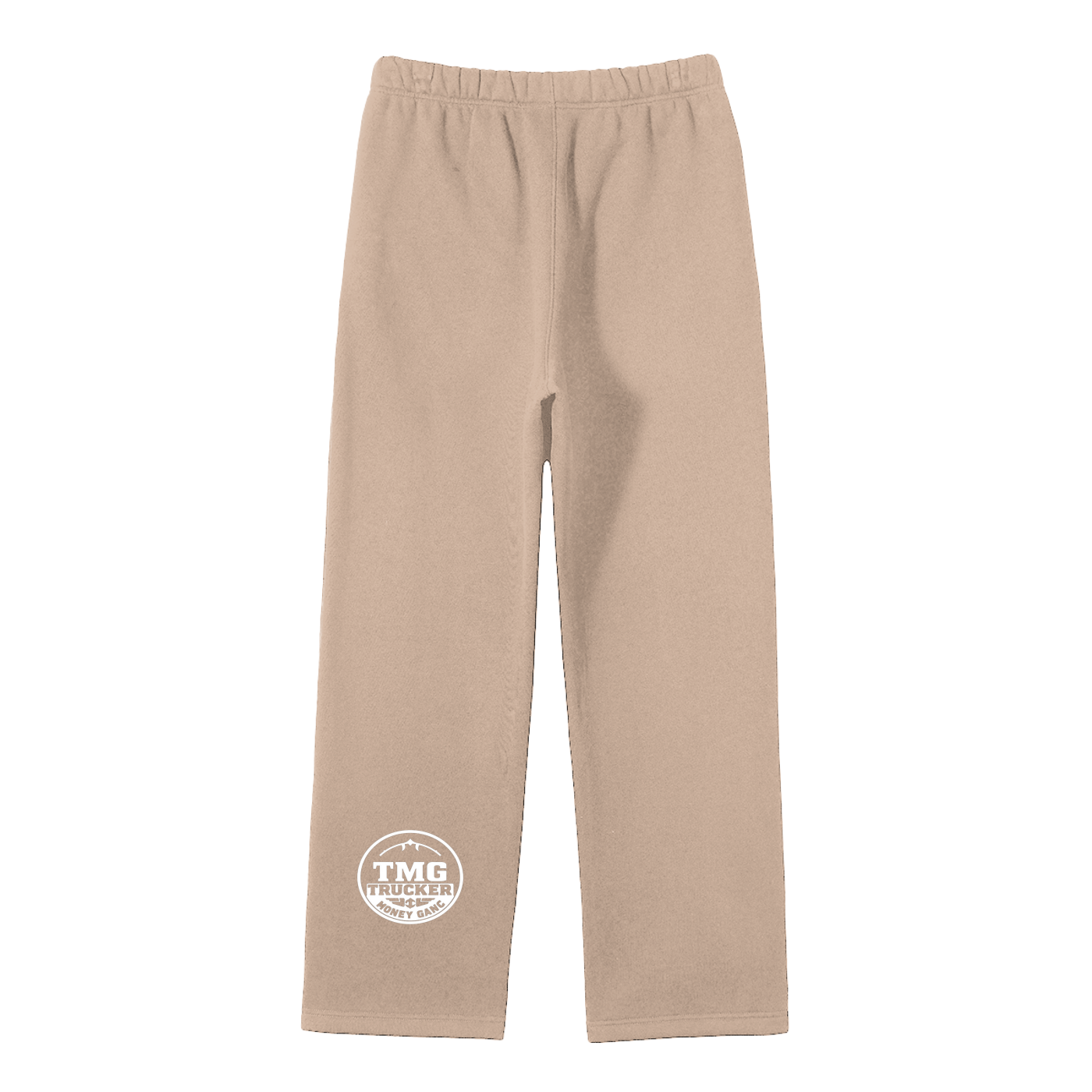 Unisex Solid Color Fleece Straight Leg Pants