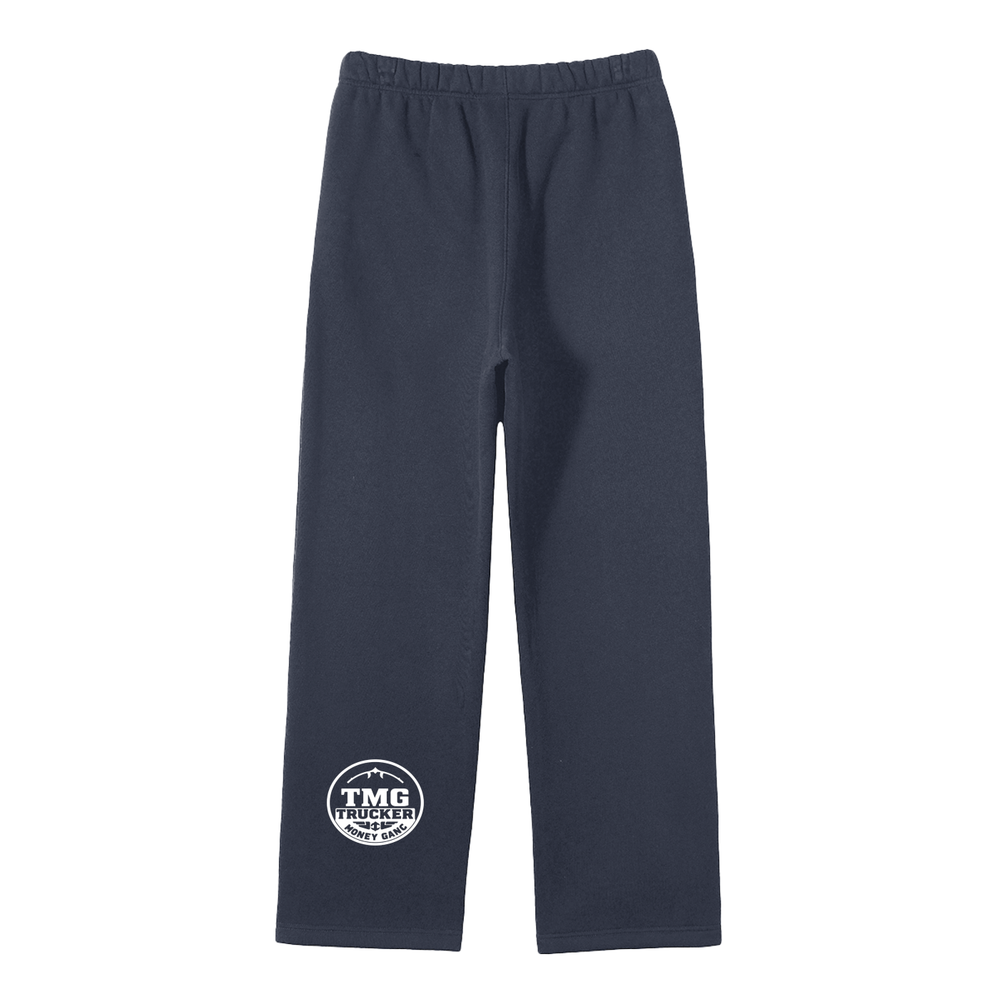 Unisex Solid Color Fleece Straight Leg Pants
