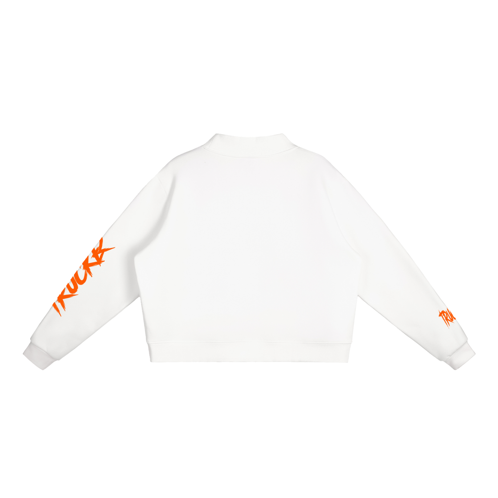 Essential Fleece Mock-Neck Crew Sweatshirt
