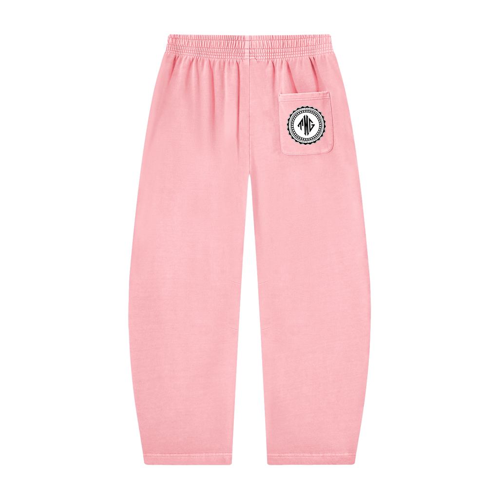 Unisex Vintage Washed Barrel Leg Sweatpants