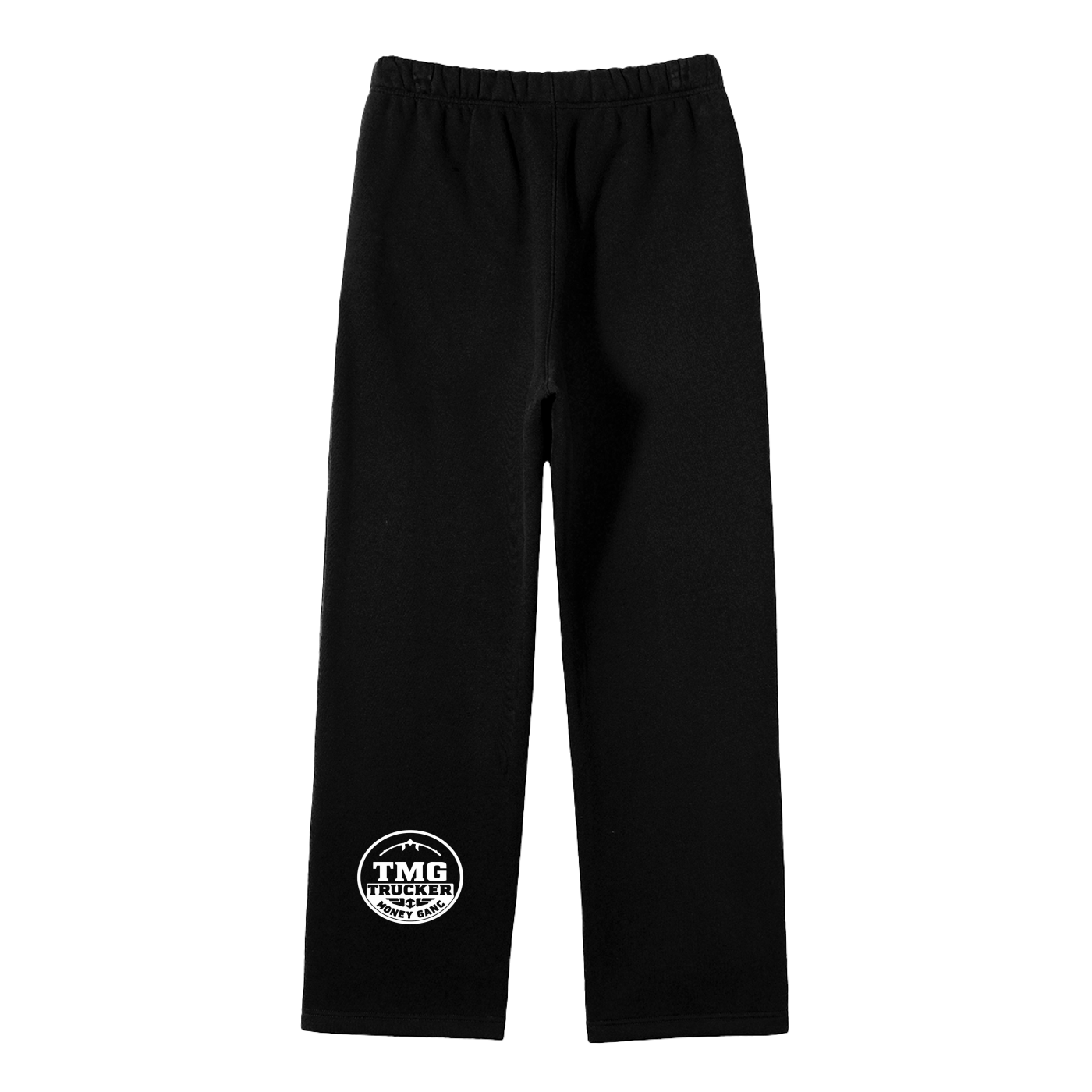 Unisex Solid Color Fleece Straight Leg Pants