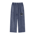 Snow Washed Straight Leg Pants