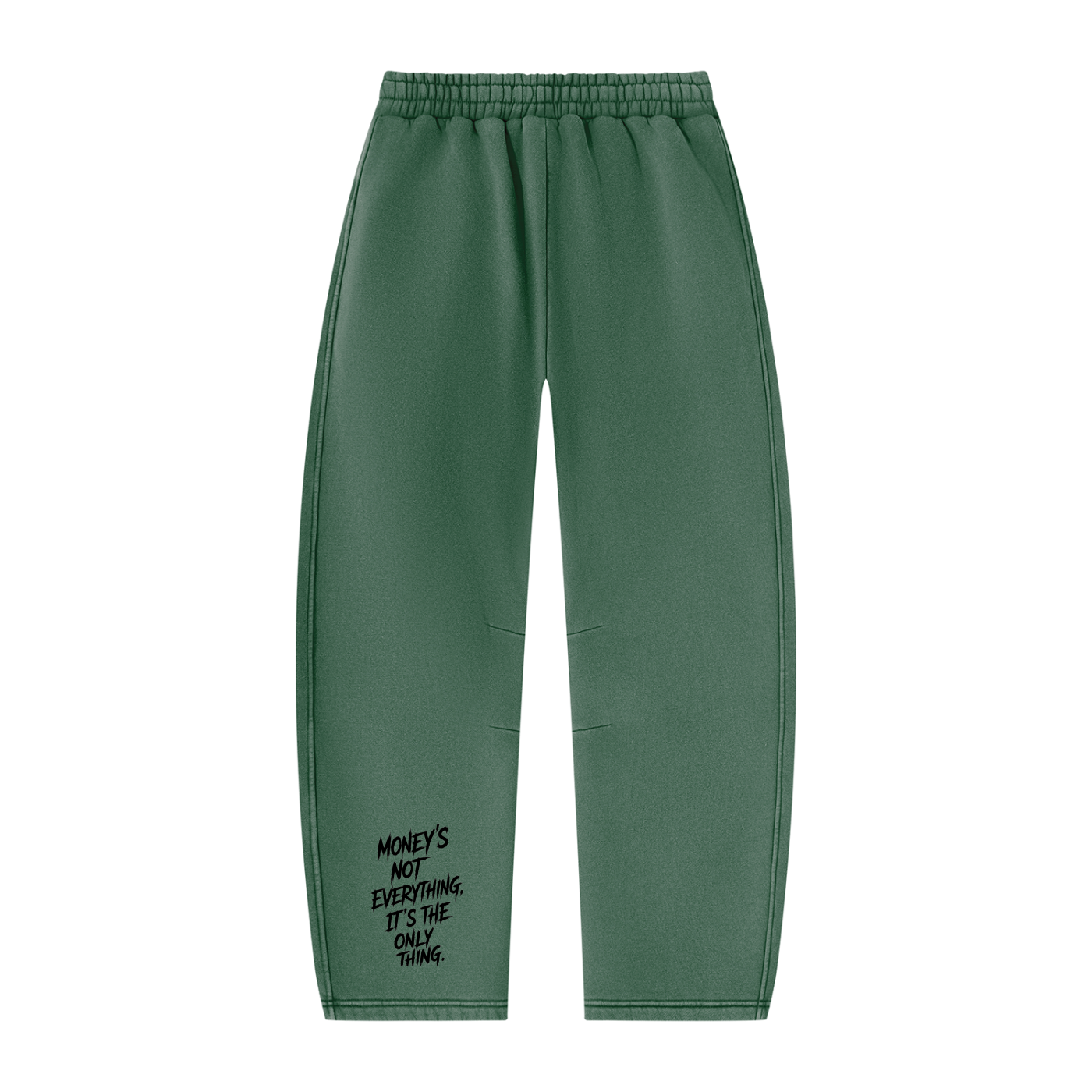 Unisex Vintage Wash Barrel Leg Fleece Sweatpants