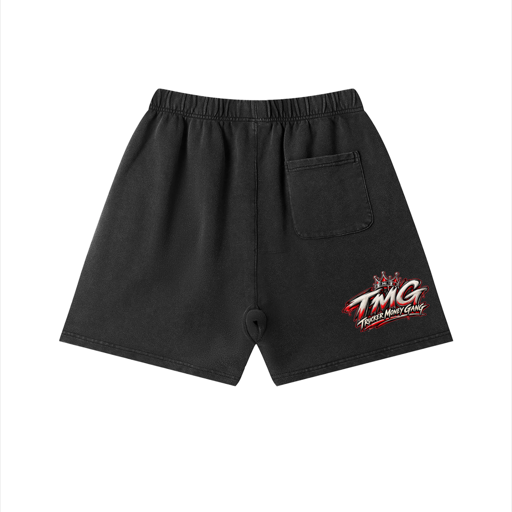 Unisex Vintage Wash Cotton Shorts