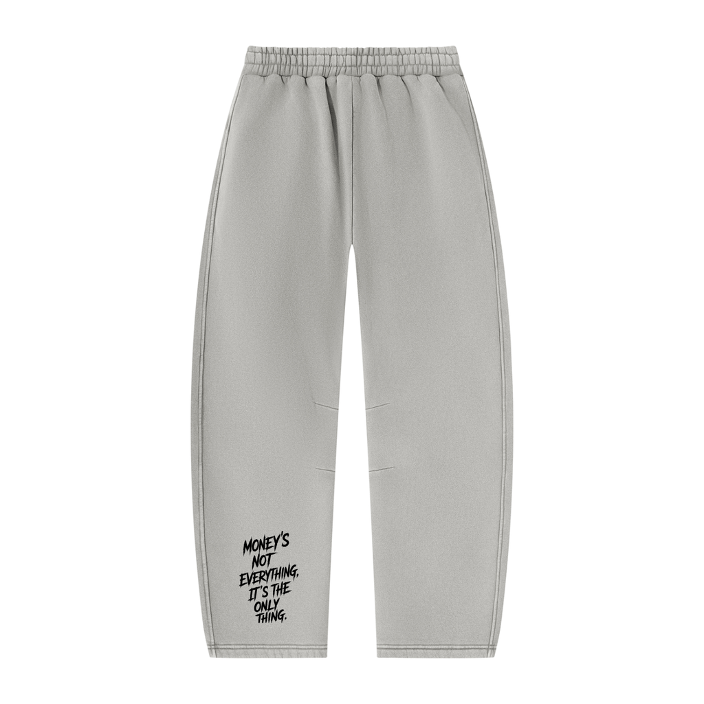 Unisex Vintage Wash Barrel Leg Fleece Sweatpants