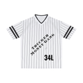 Unisex Striped Loose V-Neck T-Shirt