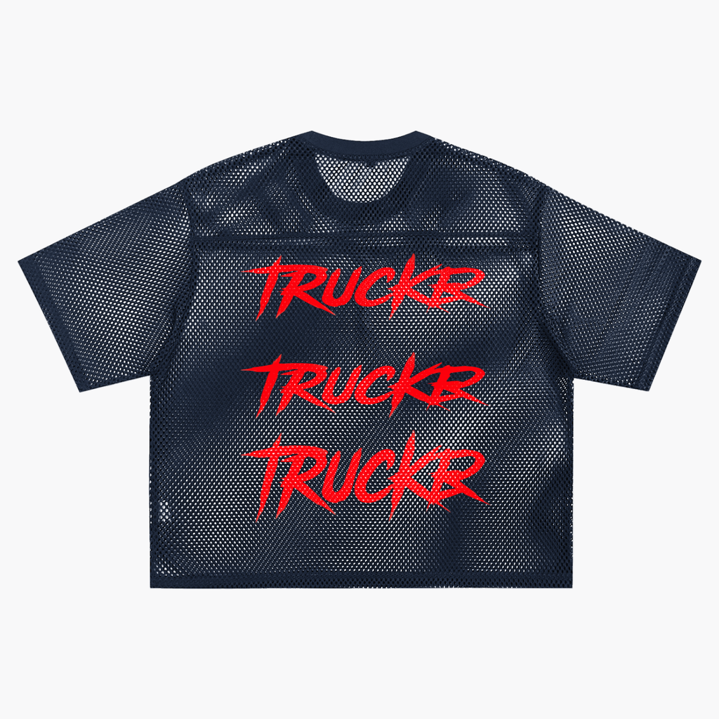 See-through Boxy Net T-Shirt