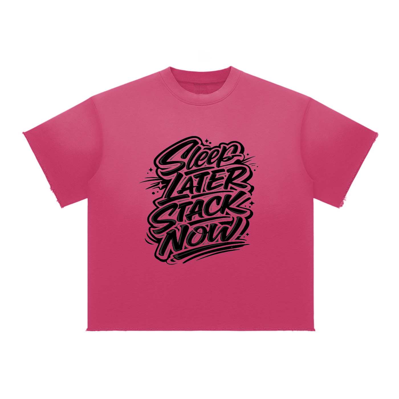 Sun Fade Raw Edge T-Shirt