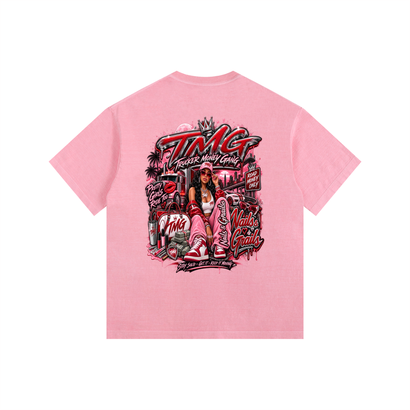 Vintage Washed Oversized Cotton T-Shirt