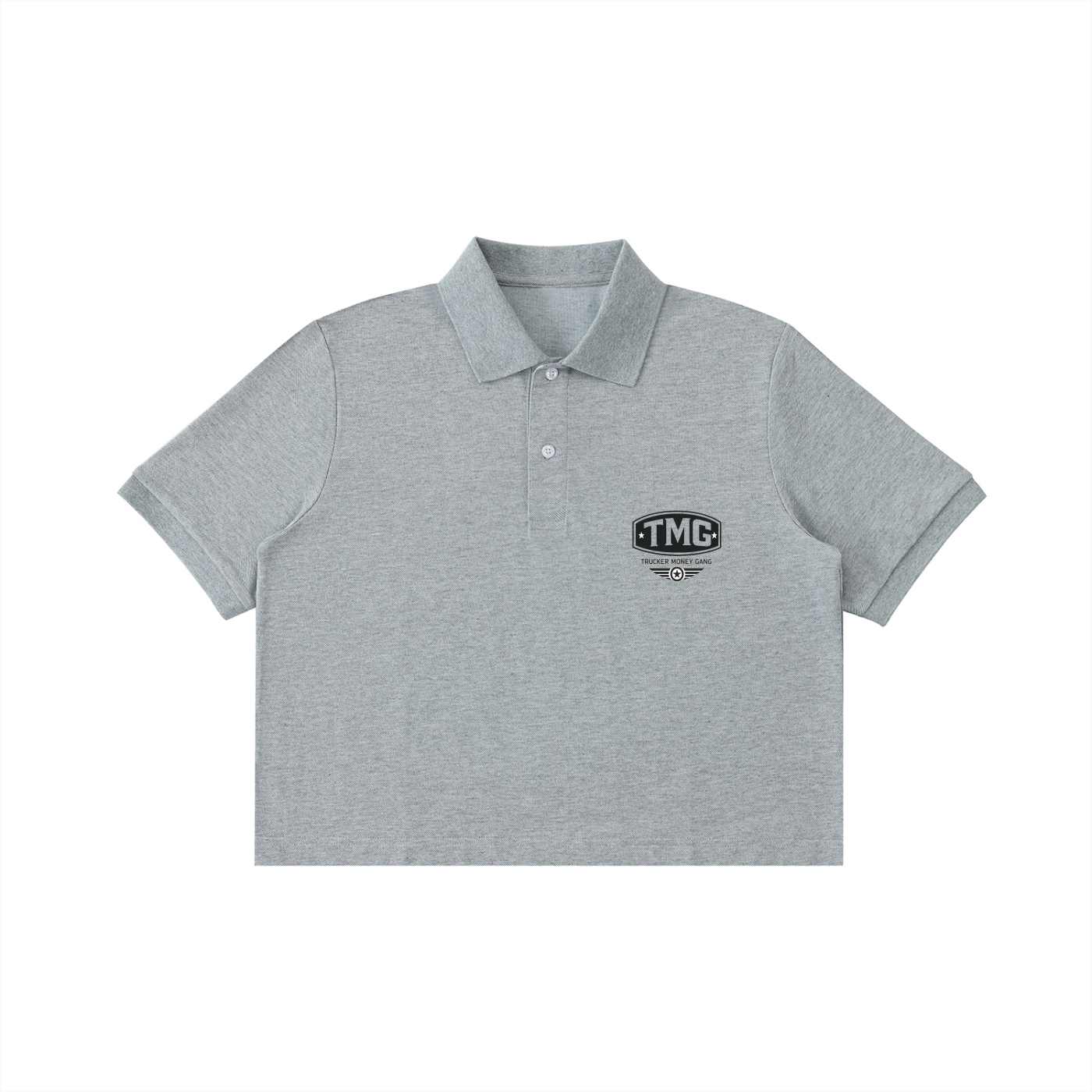 Essential Cropped Polo Shirt