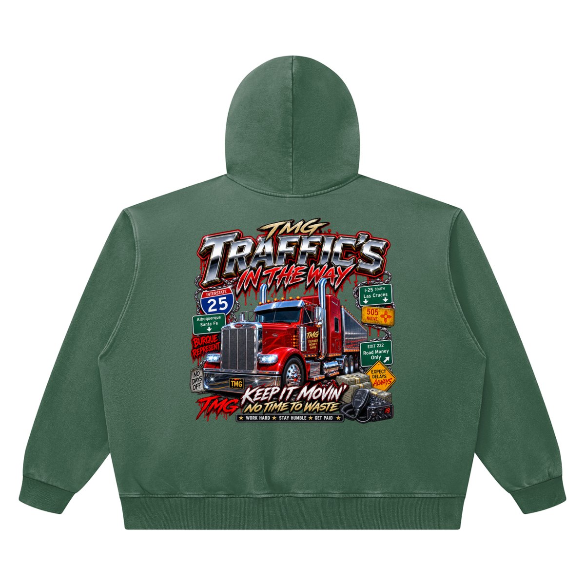 Unisex Heavyweight Vintage Wash Boxy Hoodie