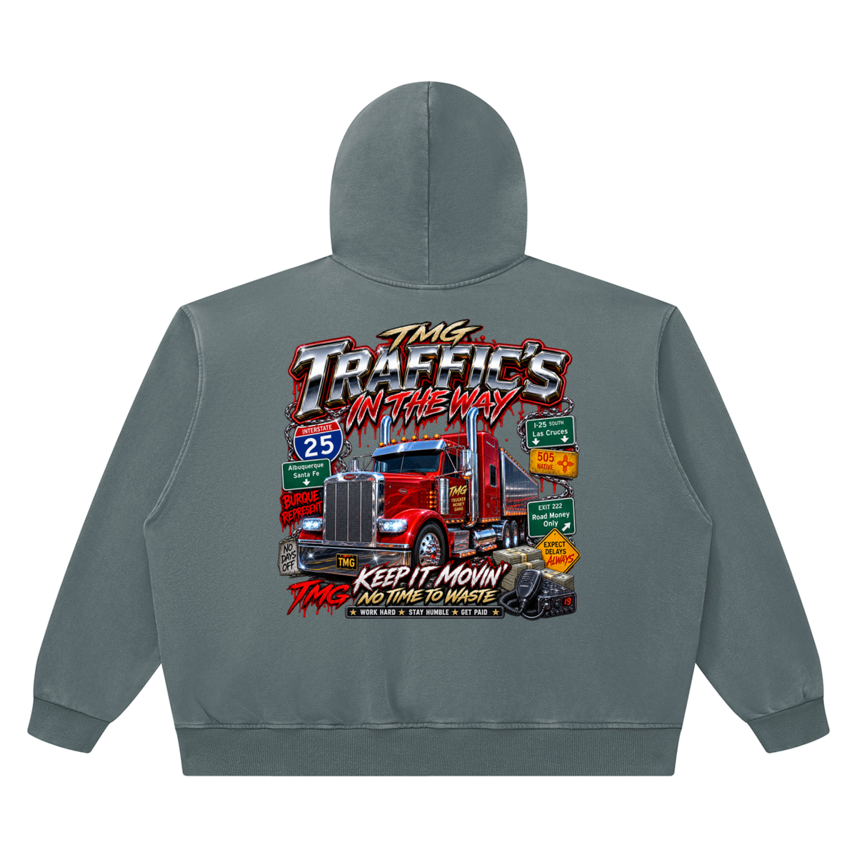 Unisex Heavyweight Vintage Wash Boxy Hoodie