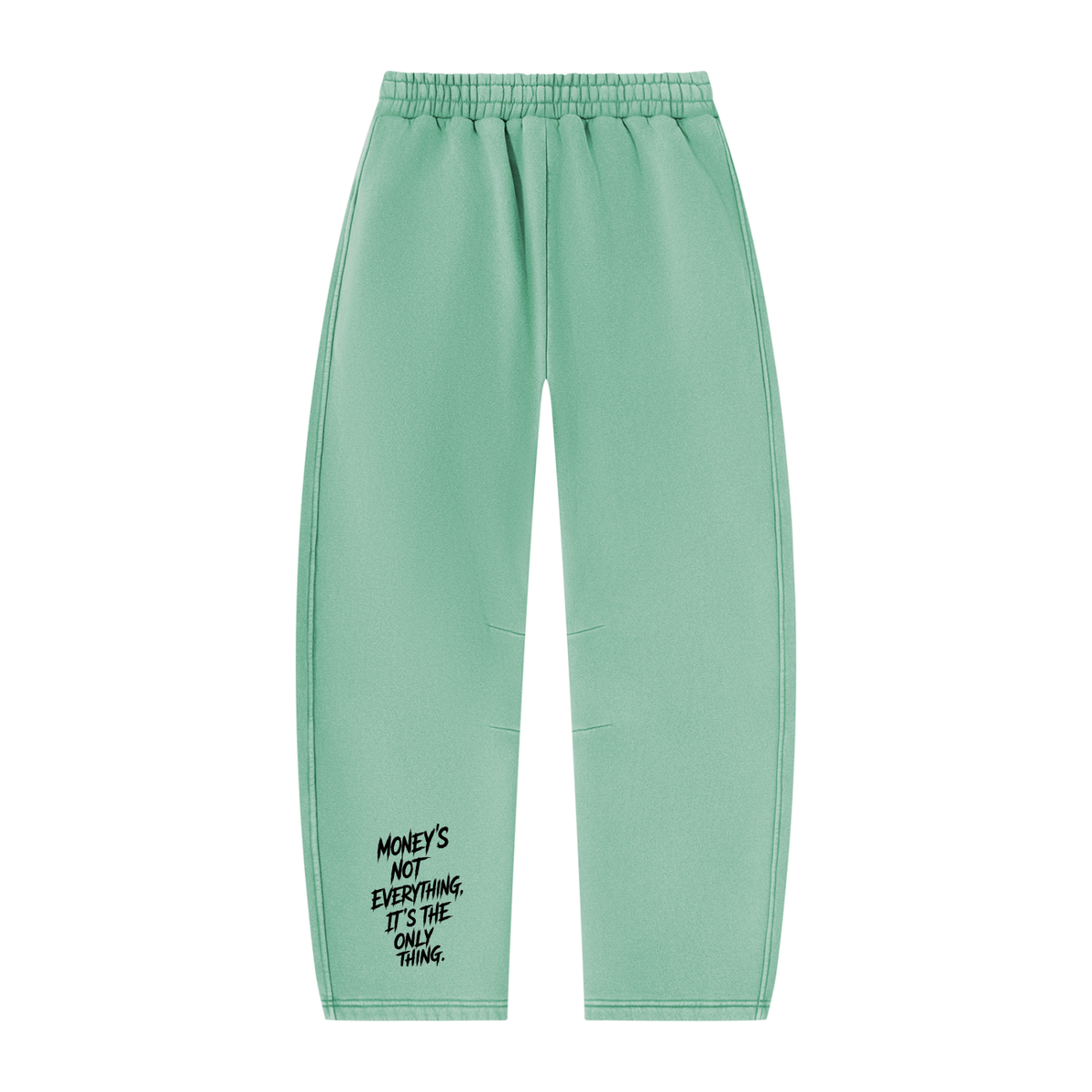 Unisex Vintage Wash Barrel Leg Fleece Sweatpants