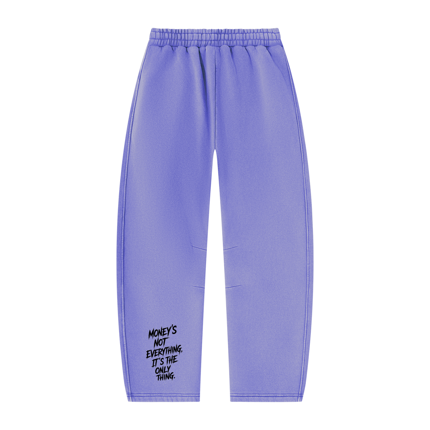 Unisex Vintage Wash Barrel Leg Fleece Sweatpants