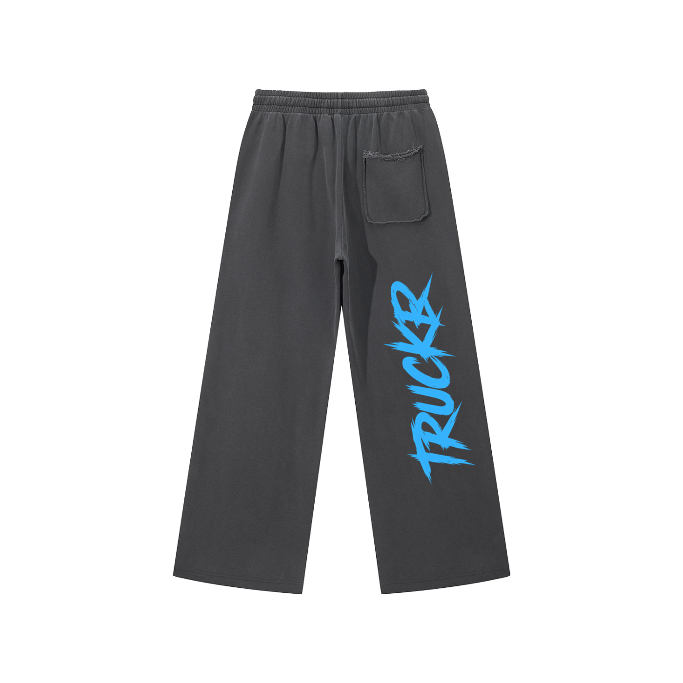 Snow Washed Raw Edge Sweatpants