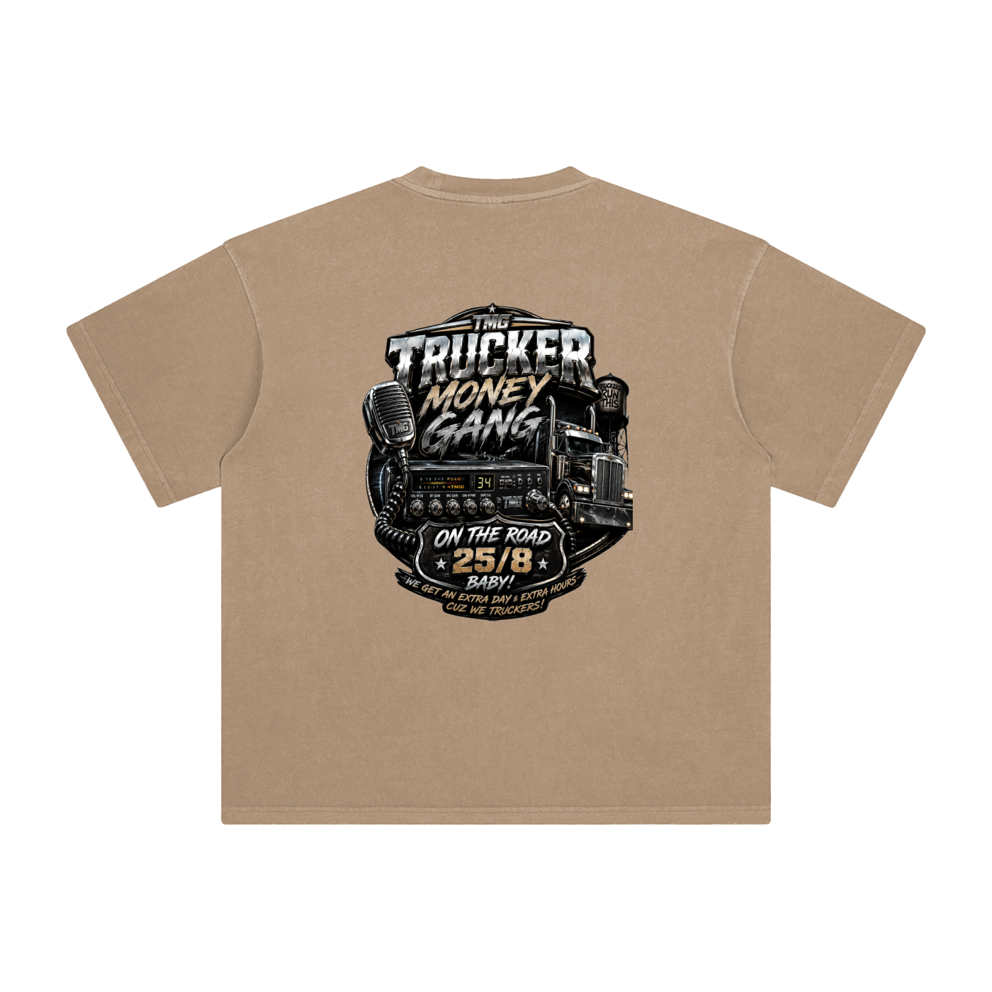 Enzyme Washed T-Shirt