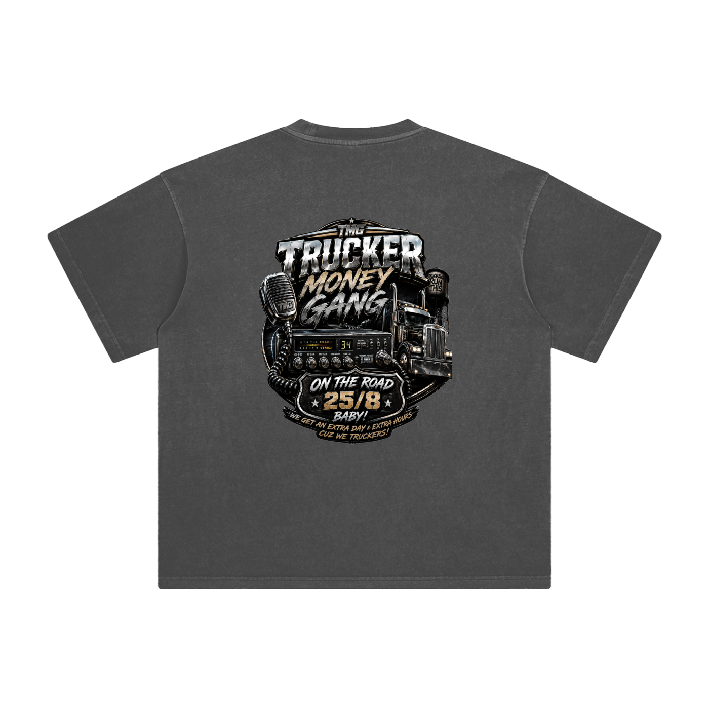 Enzyme Washed T-Shirt