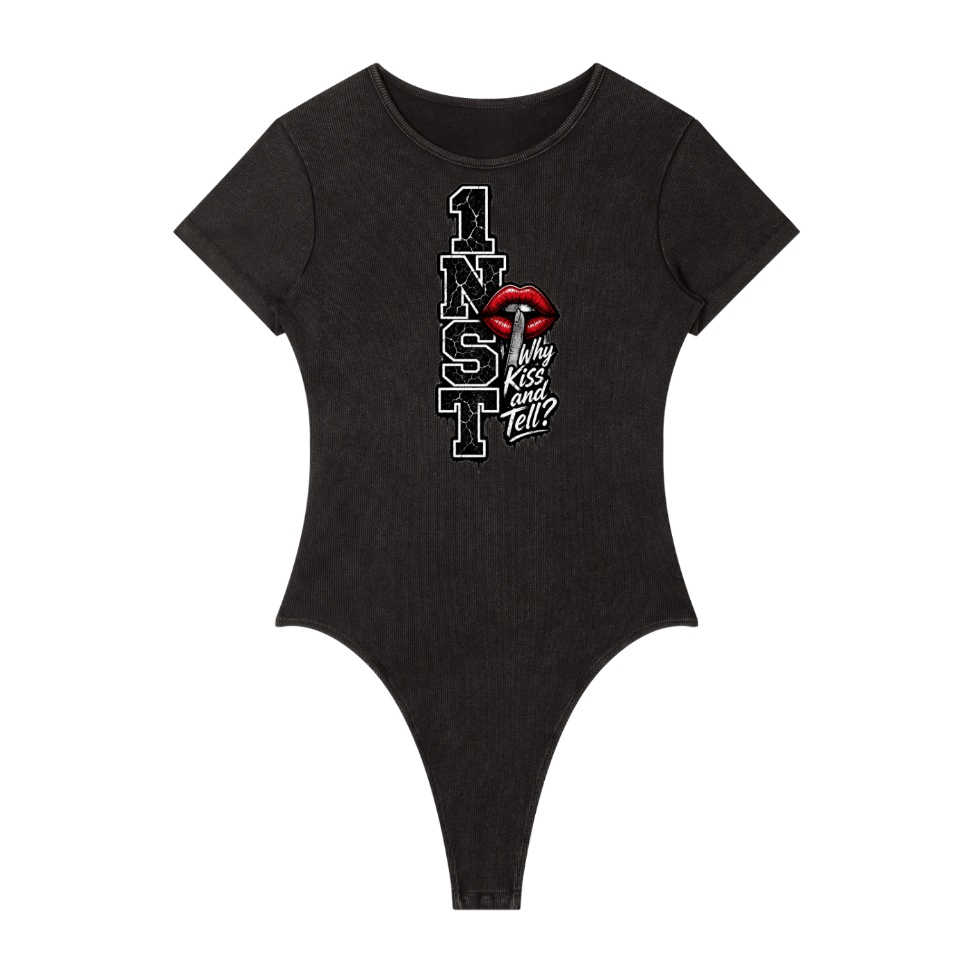 Women's Mineral Wash Crewneck Bodysuit