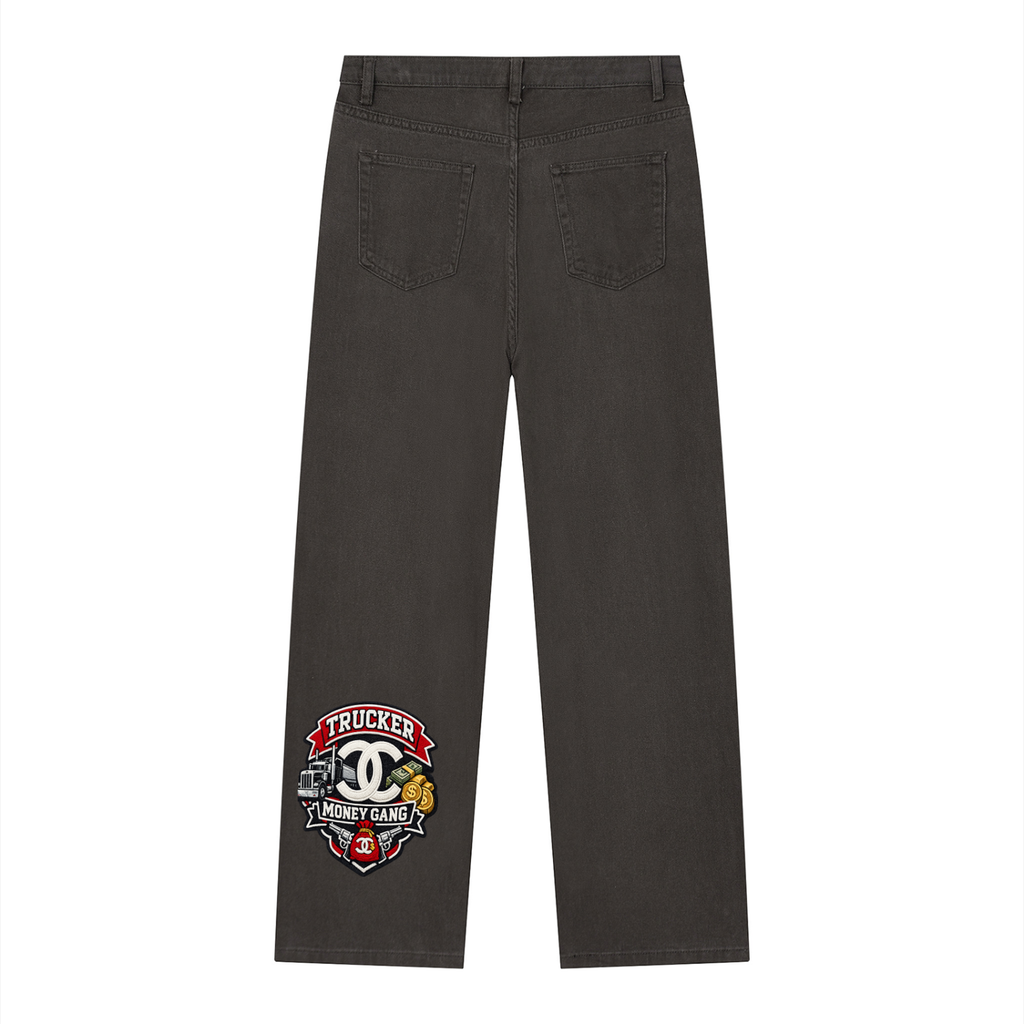 Men’s Vintage Wash Straight Leg Jeans