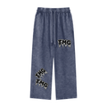 Snow Washed Straight Leg Pants