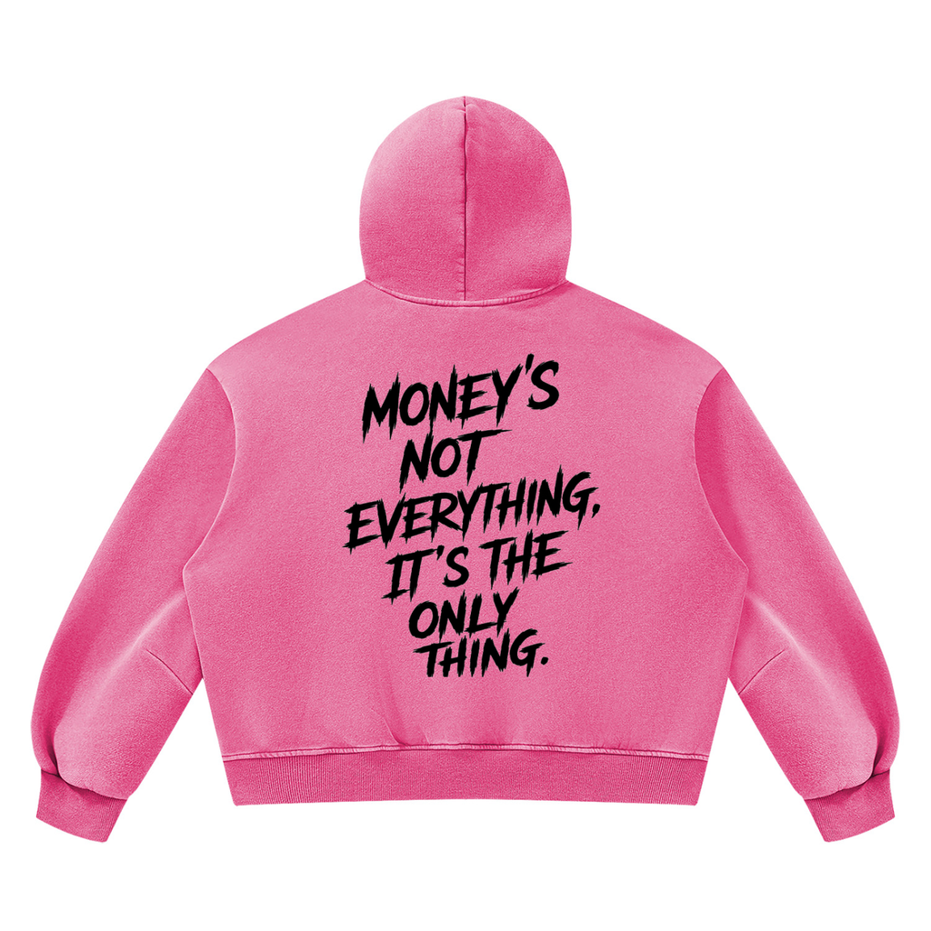Unisex Vintage Wash Boxy Fleece Hoodie