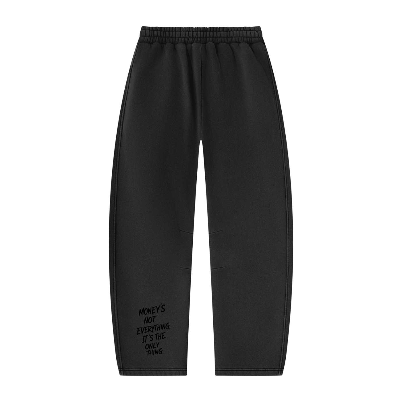 Unisex Vintage Wash Barrel Leg Fleece Sweatpants